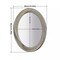 Oval Wall Art Mirror Baroque Gold Decorative Accent Mirror Living Room Bathroom